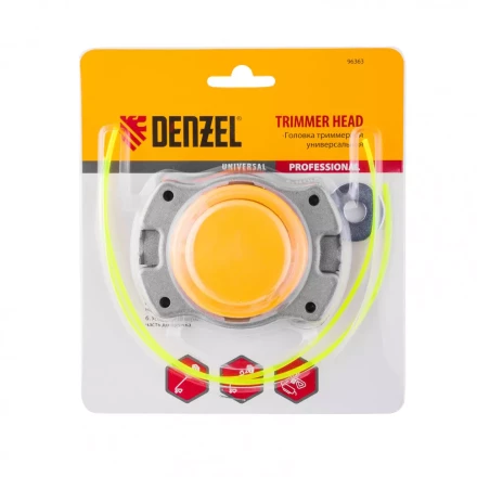 Головка триммерная универсальная алюминий шайба 8-10 мм Denzel 96363 купить в Надыме