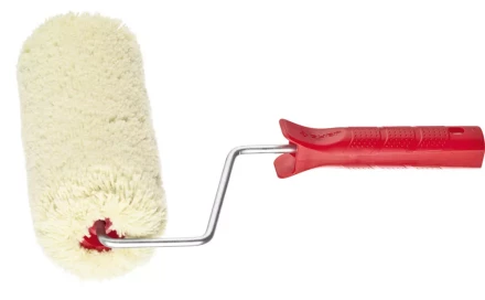 Валик ЗУБР "МАСТЕР" ФАСАДНЫЙ "СИНТЕКС", полиакрил 18мм, ручка 6мм, d=50/180мм 03507-18 купить в Надыме