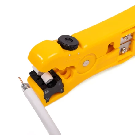 Стриппер КВТ КС-332 для снятия изоляции с коаксиального кабеля (89440) купить в Надыме