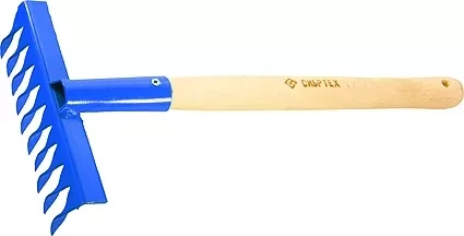 Грабли витые 10-зубые 180 мм с рукояткой 300 мм СИБРТЕХ Россия 61762 купить в Надыме