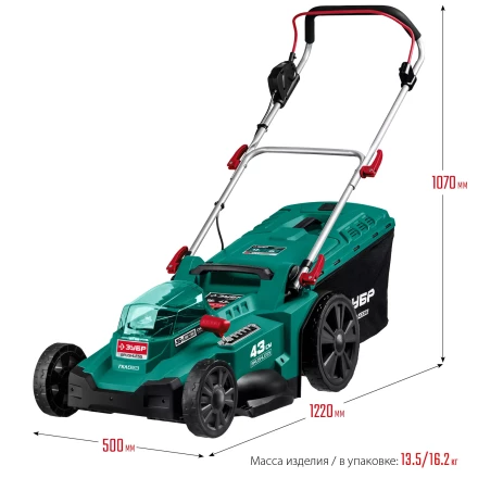 ЗУБР С1-18, 36 В, 43 см, без АКБ, бесщеточная газонокосилка (ГКЛ-4336) купить в Надыме