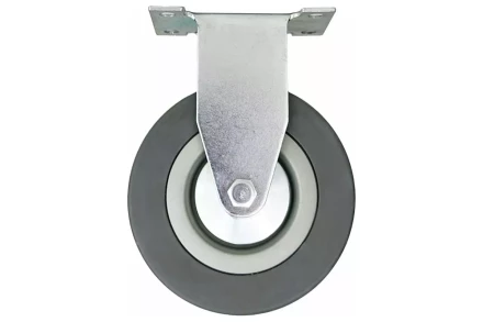 Аппаратное неповоротное колесо HITCH 100*25 резина серая FCg46 (SZ084847) купить в Надыме