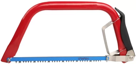 Набор GRINDA Пила лучковая с 2 полотнами по дереву и по металлу, 300мм/12&quot; 1551-30 купить в Надыме