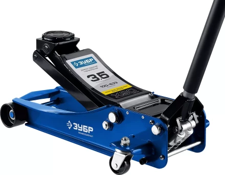 Домкрат гидравлический подкатной X90, 3,5т, 100-533мм, ЗУБР Профессионал 43054-3.5 43054-3.5 купить в Надыме