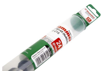 Сверло по дереву HAMMER Ф24х460мм (DR WD AR 24мм*460/370мм) купить в Надыме