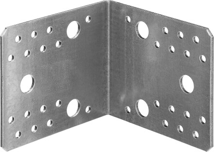 ЗУБР УК-2.5, 90 x 105 x 105 x 2.5 мм, цинк, крепежный уголок (31012-105) купить в Надыме