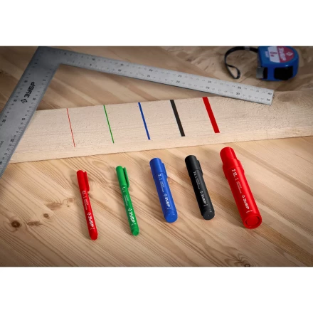 ЗУБР МП-1000К чёрный, 2-10 мм, клиновидный перманентный маркер (06333-2) купить в Надыме