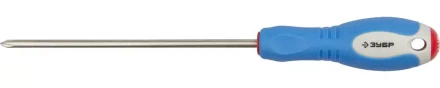 Отвертка ЗУБР, Cr-V сталь, трехкомпонентная рукоятка, цветовая индикация типа шлица, PH №1, 150мм 25252-1-150_z01 купить в Надыме