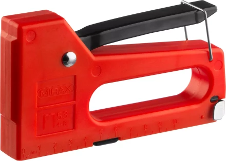 Степлер, пластиковый корпус для тонкой скобы тип 53 (4-8 мм), MIRAX 3142 купить в Надыме