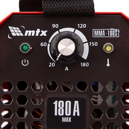 Инверторный аппарат дуговой сварки MTX 94390 MMA-180S, 180 А, ПВ60%, диаметр электрода 1,6-4 мм купить в Надыме