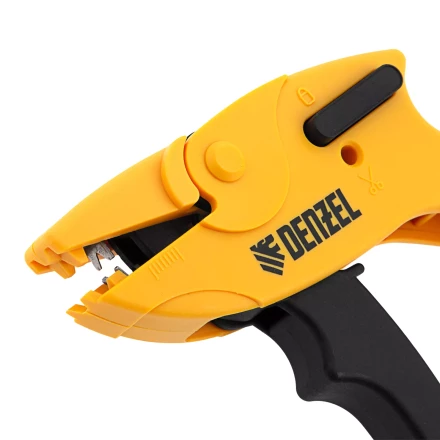 Щипцы для зачистки электропроводов, сечением 0,2-6 мм2, функция обрезания проводов Denzel 17741 купить в Надыме