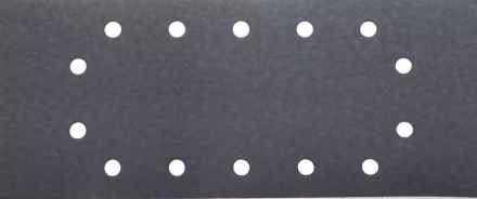 Лист шлиф. универсал. URAGAN с покрытием стеарата цинка, 14 отверстий по кругу, для ПШМ, P320, 115х280мм, 50шт 907-23104-320-50 купить в Надыме