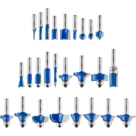 ЗУБР 26 шт, набор профильных фрез по дереву, Профессионал (28796-H26) купить в Надыме