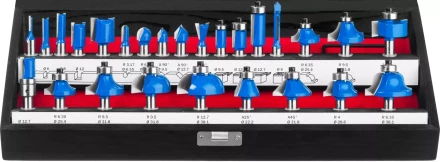 ЗУБР 26 шт, набор профильных фрез по дереву, Профессионал (28796-H26) купить в Надыме