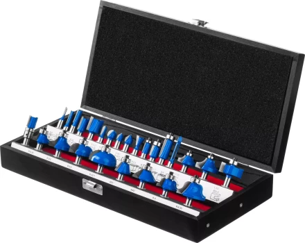 ЗУБР 26 шт, набор профильных фрез по дереву, Профессионал (28796-H26) купить в Надыме