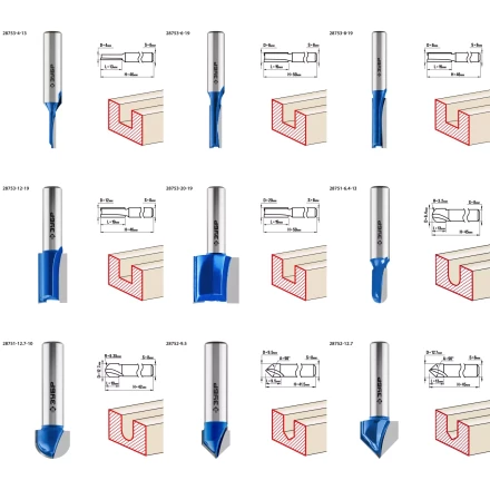 ЗУБР 26 шт, набор профильных фрез по дереву, Профессионал (28796-H26) купить в Надыме