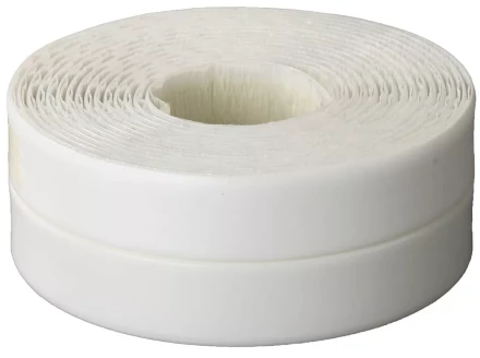 Лента бордюрная для ванн и раковин, STAYER Profi 12341-20-20, самоклеящаяся, профиль L, цвет белый, 20 х 20мм х 3,35м 12341-20-20 купить в Надыме