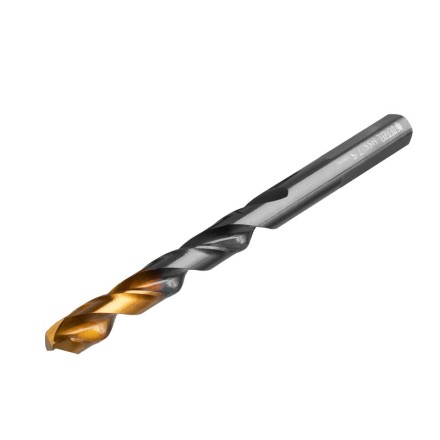 Сверло по металлу, 7,5 мм, HSS-Tin, Golden Tip, 8 шт. Denzel 717218 купить в Надыме