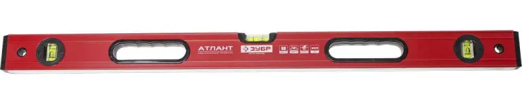 Уровень ЗУБР "МАСТЕР" "УС - 5" коробчатый усиленный, фрезерованный, 3 глазка, крашенный, с ручками, 80см 34585-080 купить в Надыме