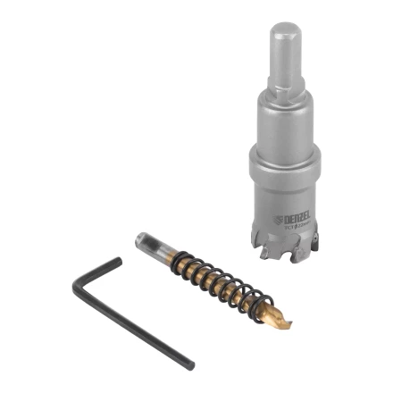 Коронка по металлу твердосплавная, 22 мм Denzel 724004 купить в Надыме