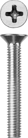 Винт ЗУБР "МАСТЕР" DIN 965, класс прочности 4.8, оцинкованный, M6x40мм, 5кг 303110-06-040 купить в Надыме