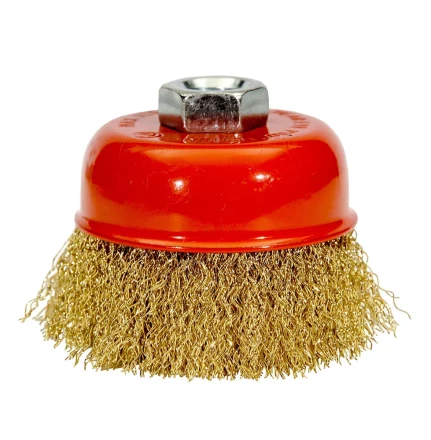 Щетка для УШМ М14/85 мм чашечная сталь прямая VMX 511719 купить в Надыме