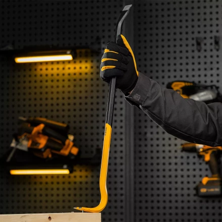 Лом-гвоздодер Denzel, 600 мм, шестигранный 16 мм, окрашенный, сталь 65, 25203 купить в Надыме