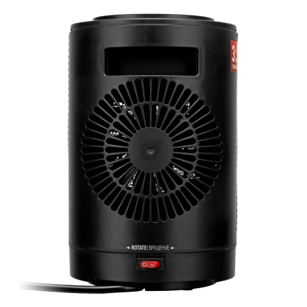 Тепловентилятор керамический Denzel DTFC-1200S, вращение, 3 реж., вент., нагрев 600/1200 Вт 96411 купить в Надыме