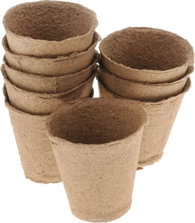 Торфяной горшочек 110*100 мм круглый 20шт/упак Россия 64361 купить в Надыме