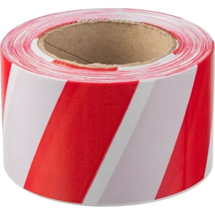 Сигнальная лента ЗУБР "МАСТЕР", цвет красно-белый, 75мм х 200м 12240-75-200 купить в Надыме