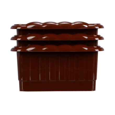 Поддон для рассады Palisad 322х166х82 мм, пластиковый, 3 шт, под 8 горшочков 250 мл., 643442 купить в Надыме