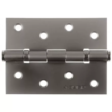 Петля универсальная ЗУБР "ЭКСПЕРТ", 2 подшипника, цвет мат. никель (PN), с крепежом, 100х75х2,5мм, 2 шт 37601-100-4 купить в Надыме