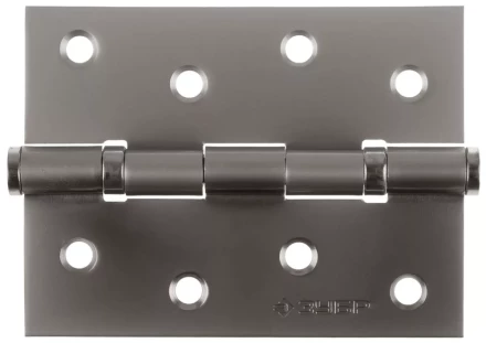 Петля универсальная ЗУБР "ЭКСПЕРТ", 2 подшипника, цвет мат. никель (PN), с крепежом, 100х75х2,5мм, 2 шт 37601-100-4 купить в Надыме