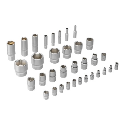 Набор инструментов Denzel 15802, 1/2&quot;, 1/4&quot;, CrV, S2, пластиковый кейс, 84 предмета купить в Надыме