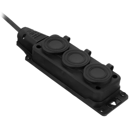 Удлинитель-шнур силовой Denzel Top Series , КГТТ, 20м, 3 розетки, 3 x 2,5 мм, 3 м 37423 купить в Надыме