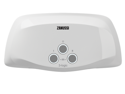 Водонагреватель проточный ZANUSSI 3-logic 6.5 TS душ и кран купить в Надыме