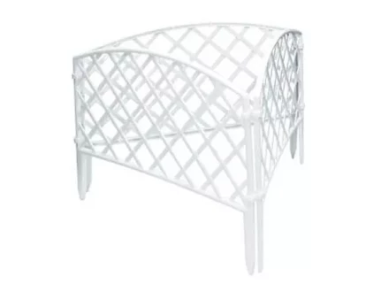 Забор декоративный "Плетенка" 24 х 320 см белый Россия 65021 купить в Надыме