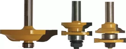 Набор фрез для изготовления филенчатых изделий хвостовик 12 мм 3 штуки Энкор 46601 46601 купить в Надыме