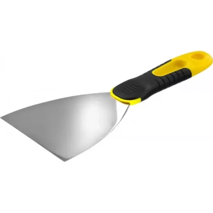 Шпатель STAYER "PROFESSIONAL" нержавеющее профилированное полотно, 2к ручка, 100 мм 10045-10 купить в Надыме