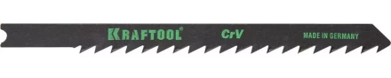 Полотна KRAFTOOL, U144D, для эл/лобзика, Cr-V, по дереву, ДВП, ДСП, быстрый рез, US-хвост., шаг 4мм, 75мм, 2шт 159621-4 купить в Надыме