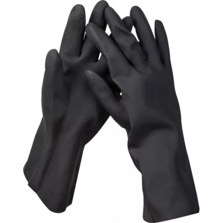 Перчатки KRAFTOOL противокислотные, неопреновые, повышенной прочности, с х/б напылением, размер XL 11282-XL купить в Надыме