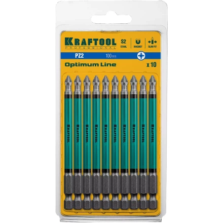 Биты KRAFTOOL OPTIMUM PZ 26124-2-100-10 купить в Надыме