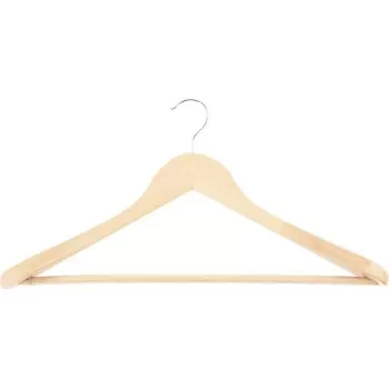 Вешалка деревянная для верхней одежды с антискользящей перекладиной ТМ Elfe 92915 купить в Надыме