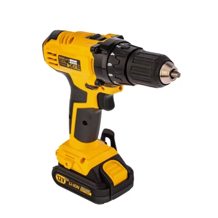 Дрель-шуруповерт аккумуляторная CDL-IB-12-02 Denzel 26111 купить в Надыме