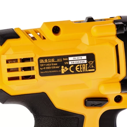 Дрель-шуруповерт аккумуляторная CDL-IB-12-02 Denzel 26111 купить в Надыме