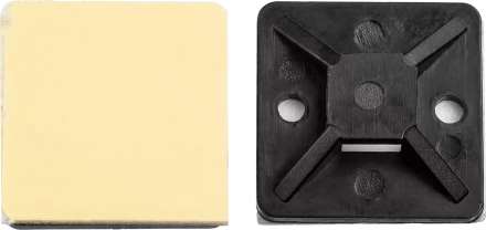 Площадки под хомут-стяжку ПХС самоклеющиеся черные нейлоновые серия МАСТЕР купить в Надыме