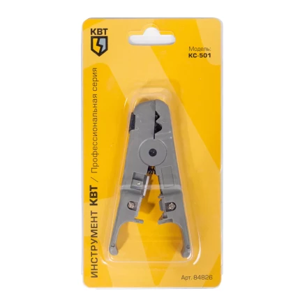 Стриппер КВТ КС-501 для снятия изоляции и оболочки с UTP кабелей (84826) купить в Надыме