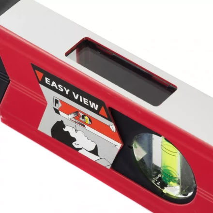 Уровень алюминиевый магнитный 2000 мм фрезерованный 3 глазка 1 зеркальный усиленный  MATRIX 34720 купить в Надыме