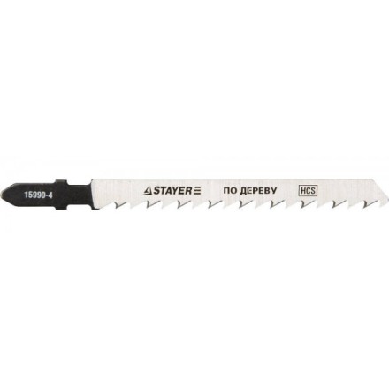 Полотна STAYER &quot;PROFI&quot;, T101D, для эл/лобзика, HCS, по дереву, ДСП, ДВП, EU-хвост., шаг 4мм, 75мм, 2шт 15990-4_z01 купить в Надыме