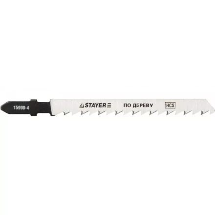 Полотна STAYER "PROFI", T101D, для эл/лобзика, HCS, по дереву, ДСП, ДВП, EU-хвост., шаг 4мм, 75мм, 2шт 15990-4_z01 купить в Надыме